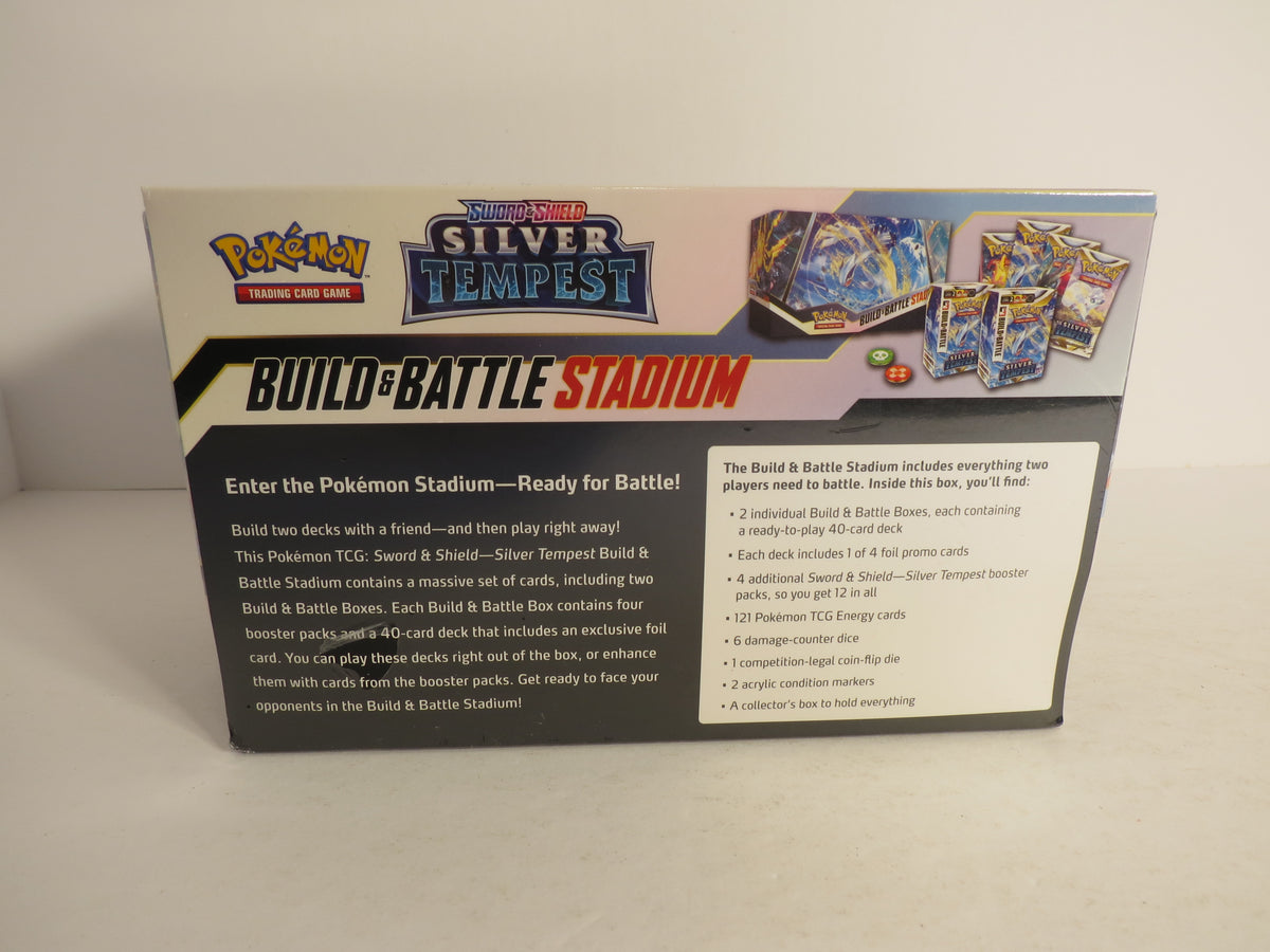 Sword & Shield Silver Tempest Build and Battle Stadium Pokemon Sealed