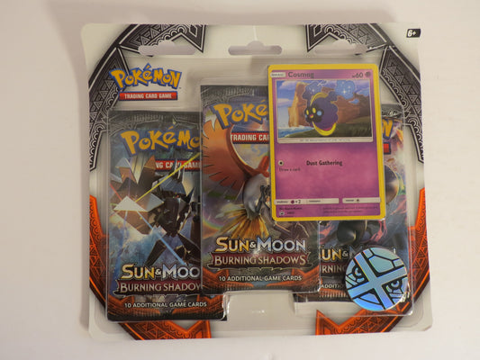 Sun & Moon Burning Shadows Triple Booster Blister Pack Cosmog