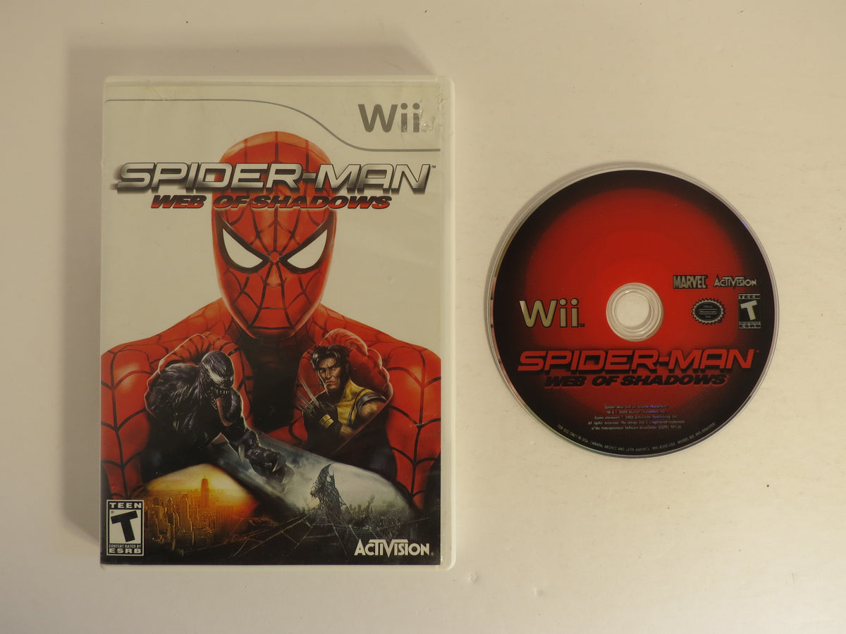 Spider-Man Web of Shadows Nintendo Wii Game CB