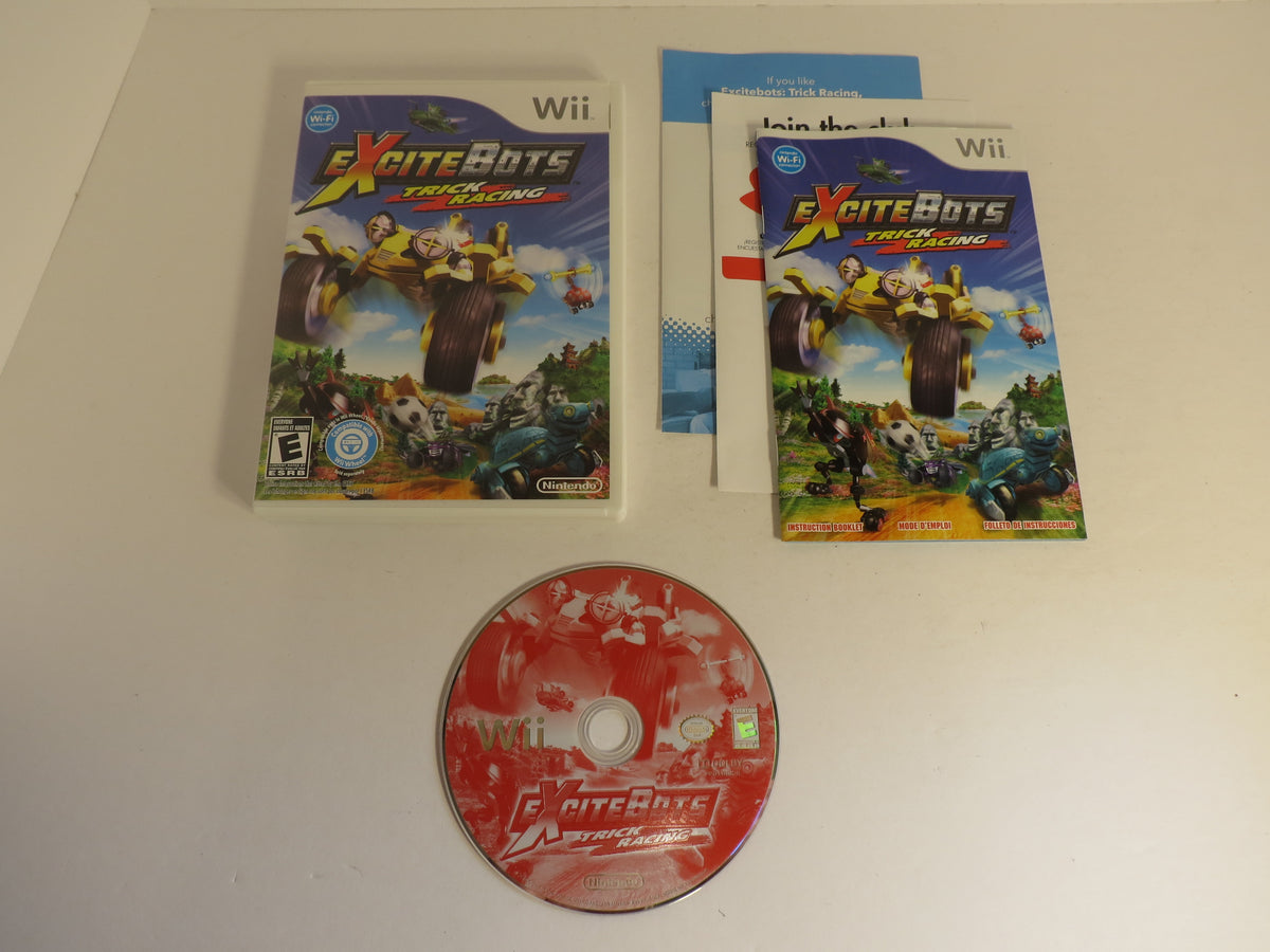 ExciteBots Trick Racing Nintendo Wii Game CIB
