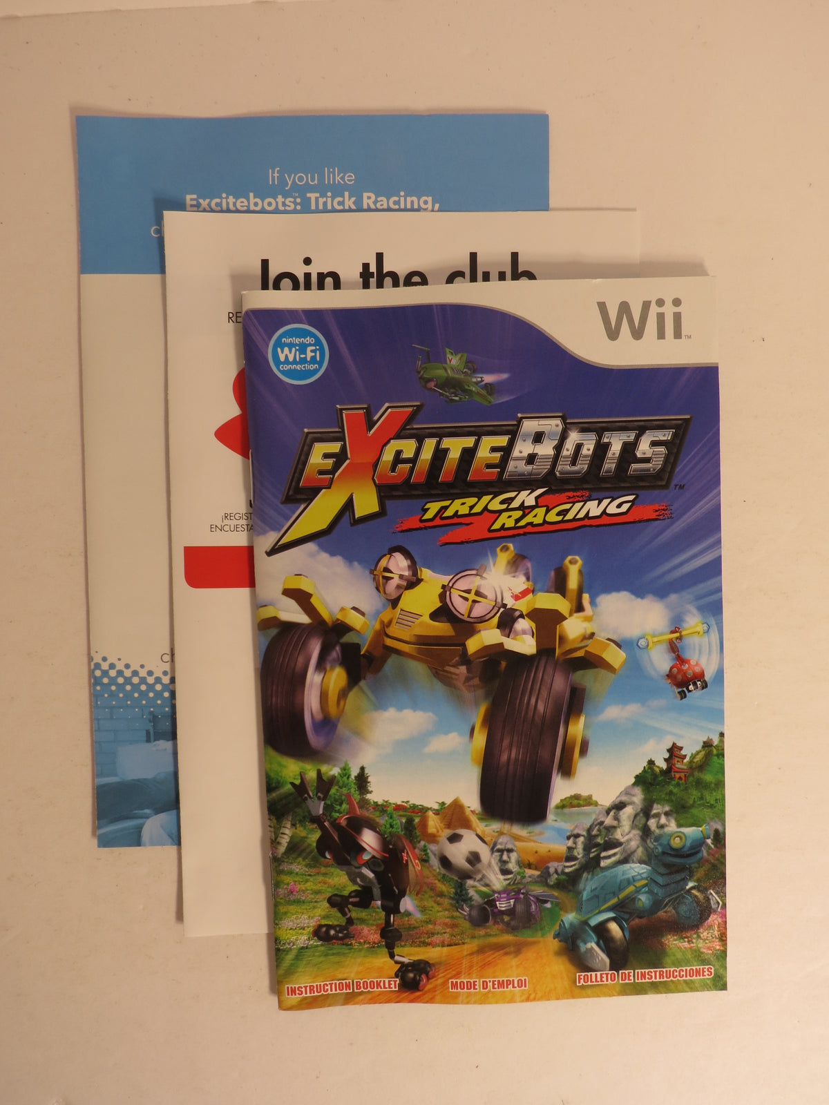 ExciteBots Trick Racing Nintendo Wii Game CIB