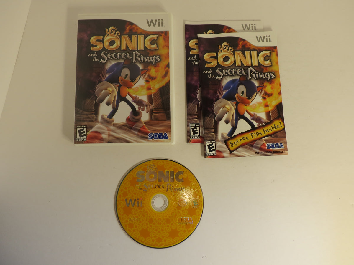 Sonic and the Secret Rings Nintendo Wii Game CIB