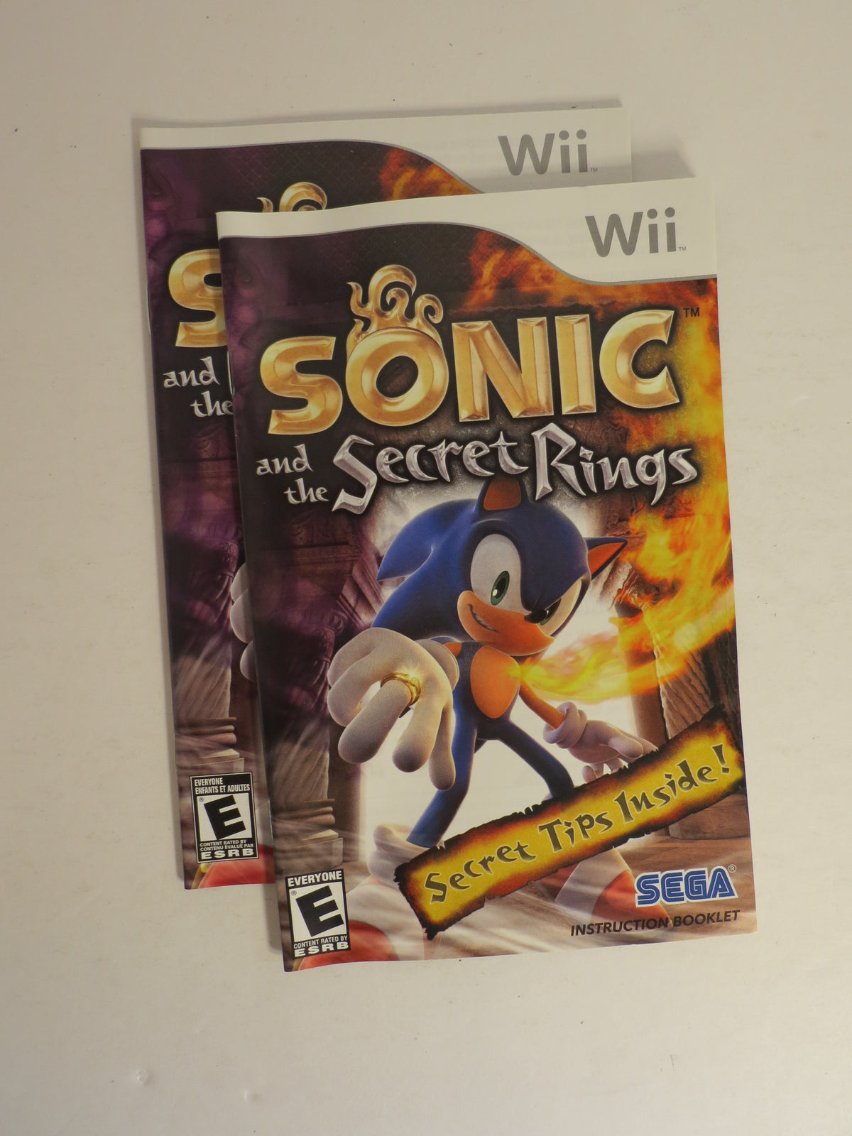 Sonic and the Secret Rings Nintendo Wii Game CIB