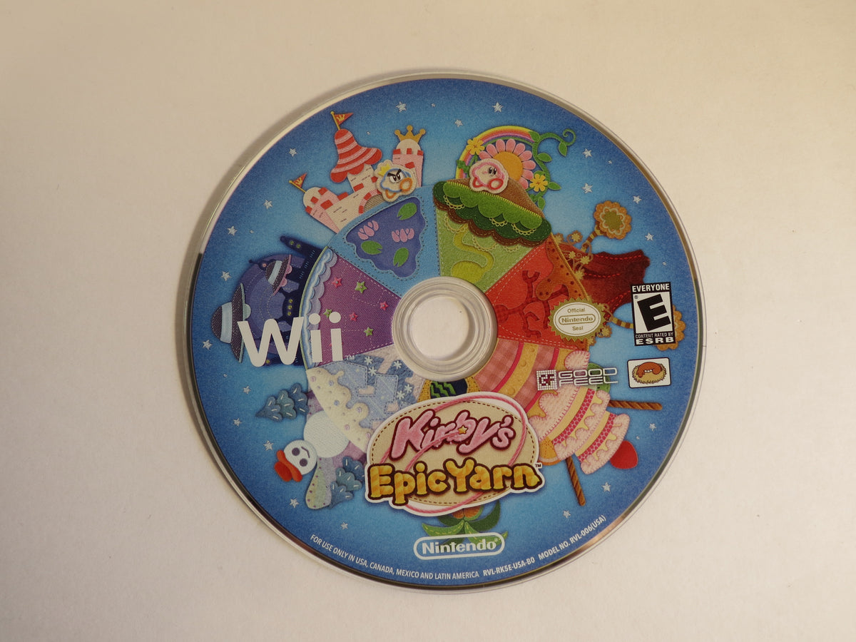 Kirby's Epic Yarn Nintendo Wii Game CIB