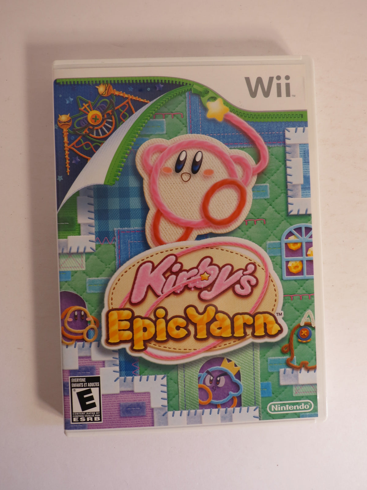 Kirby's Epic Yarn Nintendo Wii Game CIB