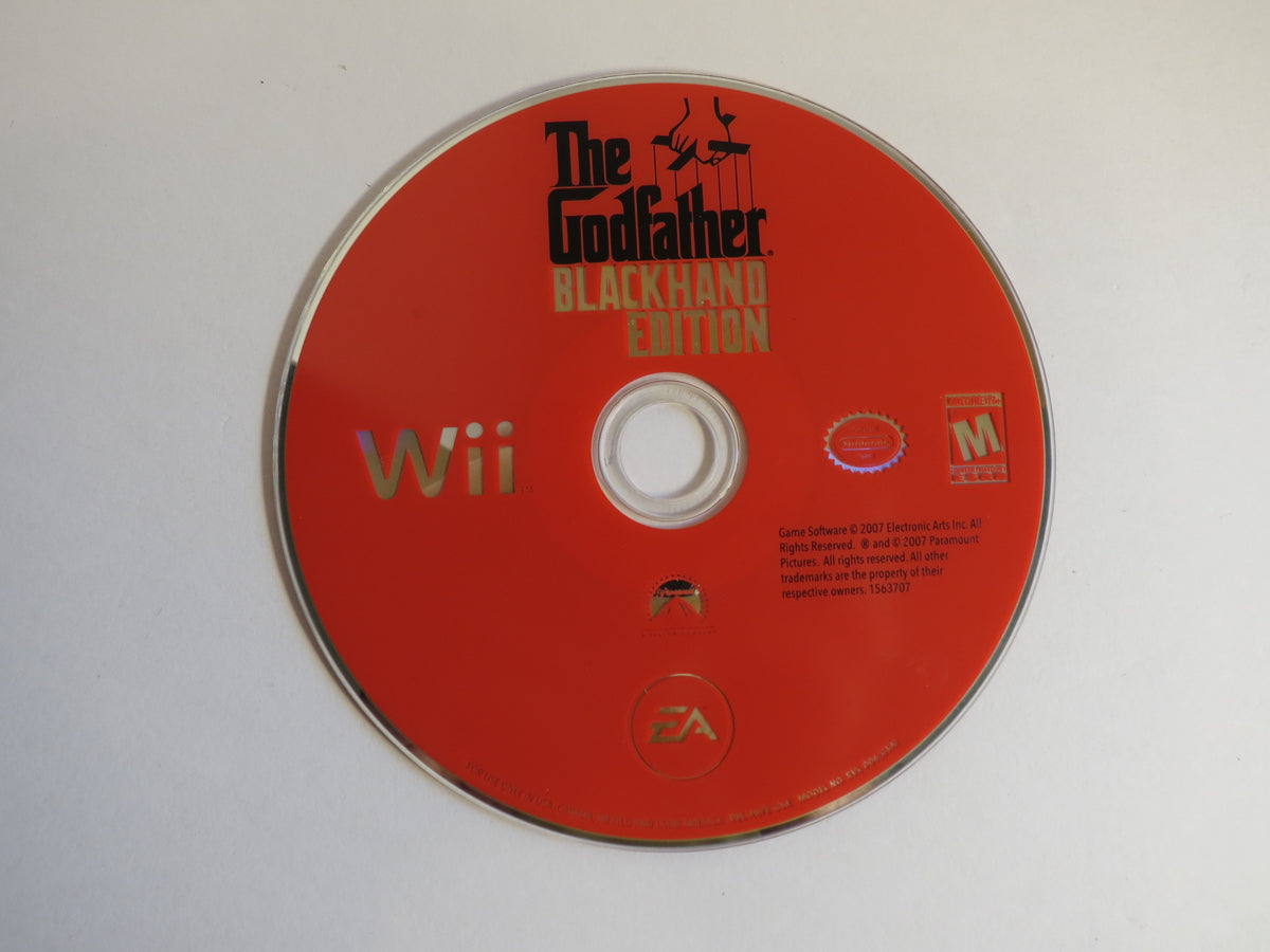 The Godfather Blackhand Edition Nintendo Wii Game CIB