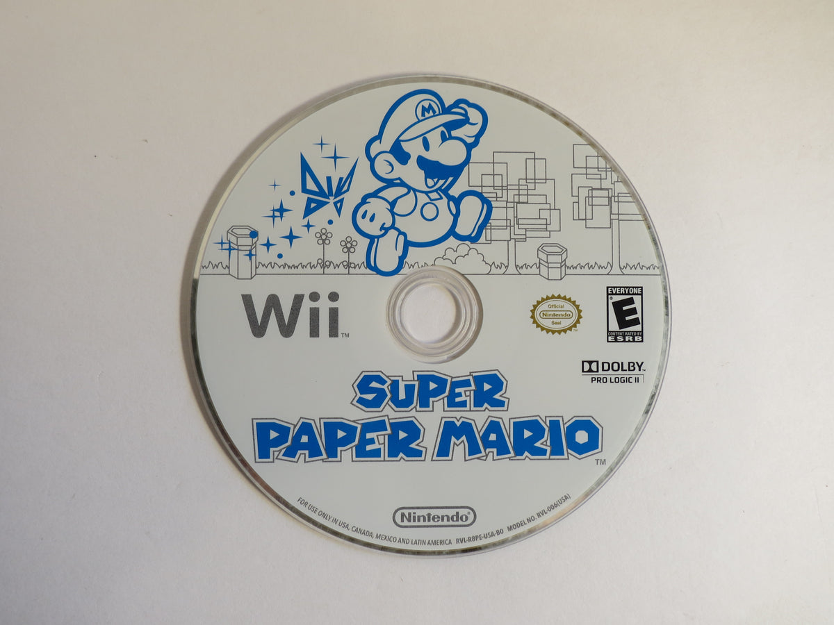 Super Paper Mario Nintendo Selects Wii Game CIB