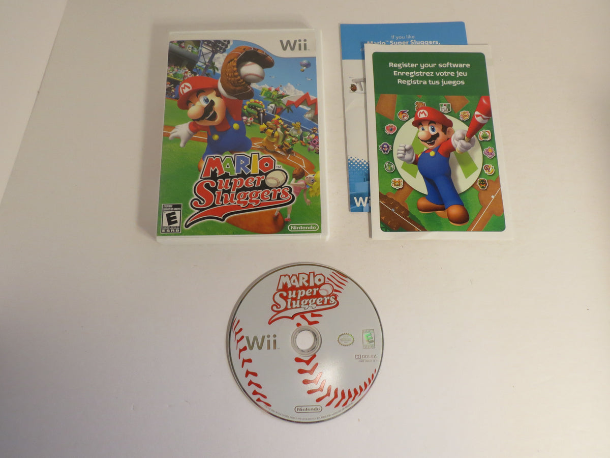 Mario Super Sluggers Nintendo Wii Game CB