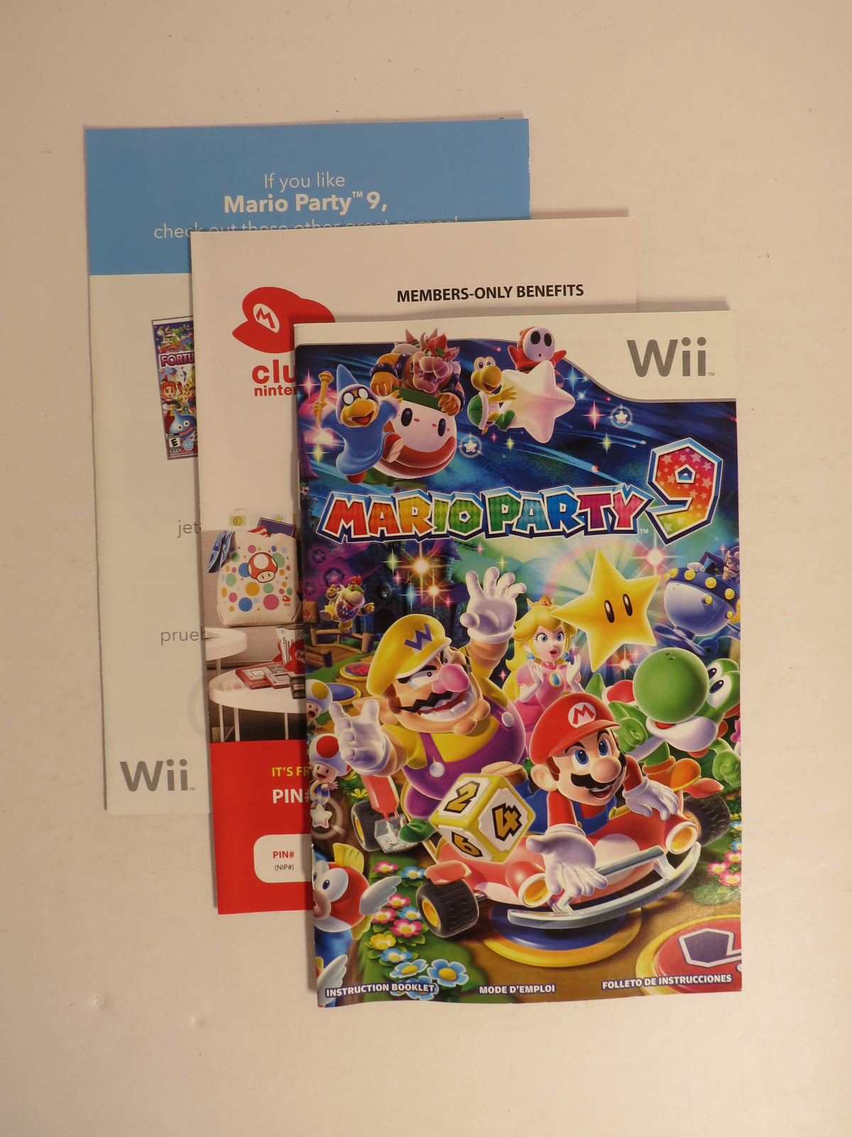 Mario Party 9 Nintendo Wii Game CIB