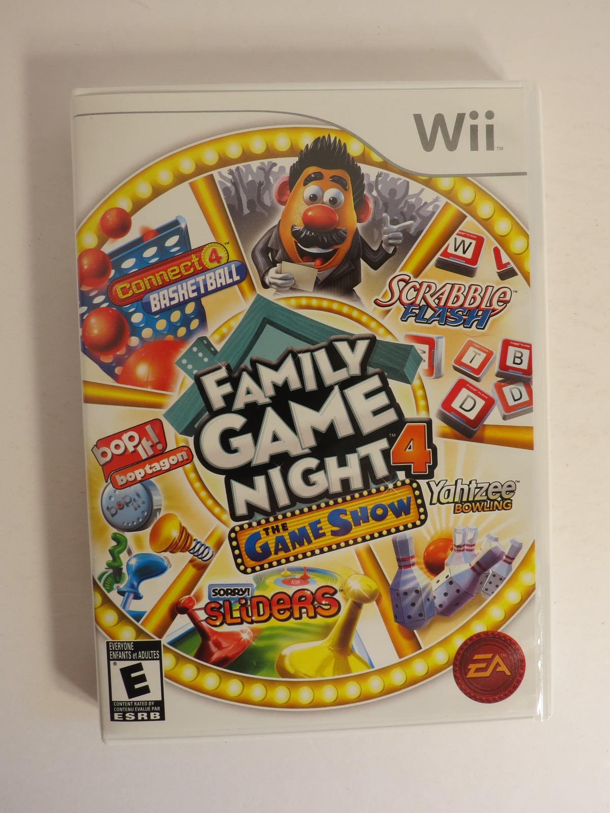 Hasbro Family Game Night 4: The Game Show Nintendo Wii Game CIB