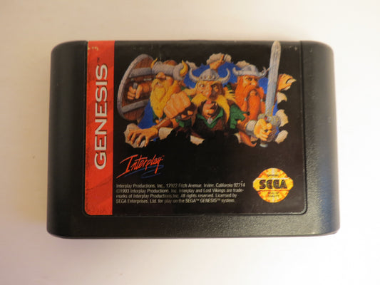 The Lost Vikings Sega Genesis Game