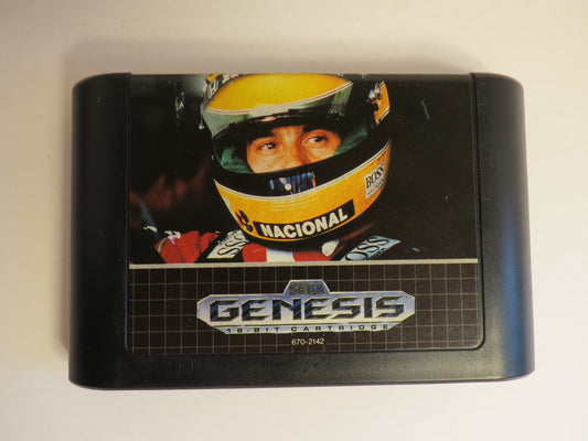 Ayrton Senna's Super Monaco GP II Sega Genesis Game