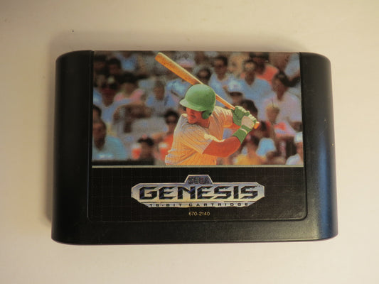 Sports Talk Baseball Sega Genesis Game
