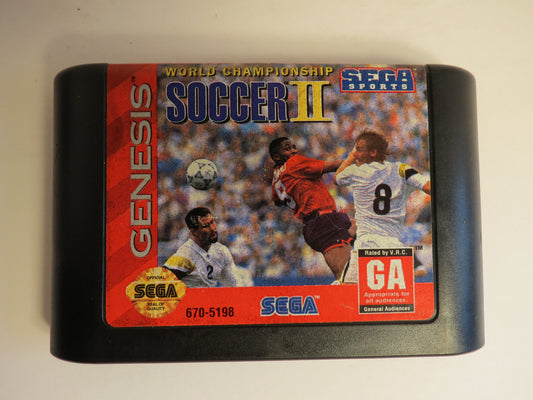 World Championship Soccer II Sega Genesis Game