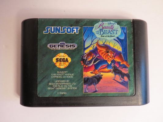 Beauty and the Beast Roar of the Beast Sega Genesis Game