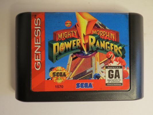 Mighty Morphin Power Rangers Sega Genesis Game