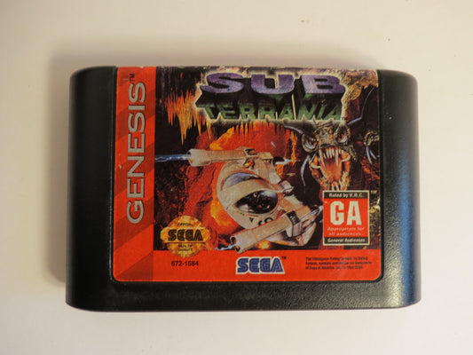 Sub Terrania Sega Genesis Game