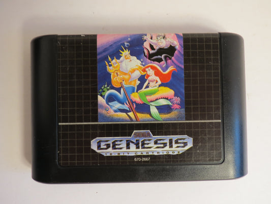 Disney's Ariel the Little Mermaid Sega Genesis Game