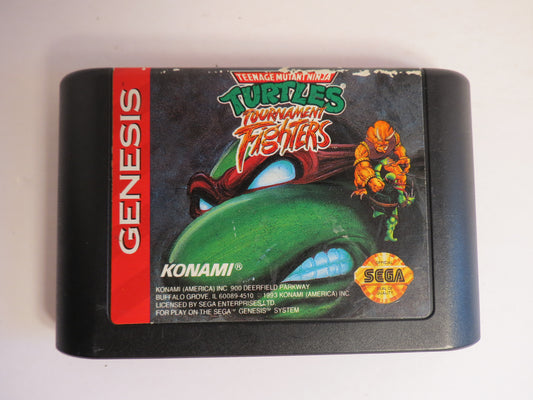 Teenage Mutant Ninja Turtles Tournament Fighters Sega Genesis Game