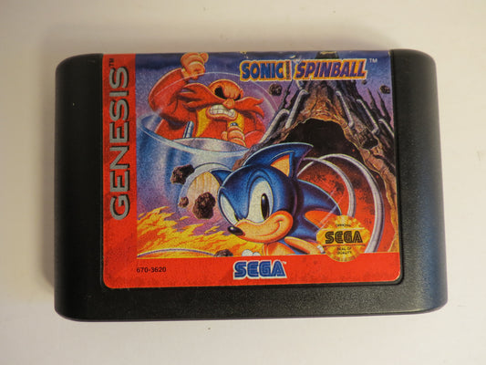 Sonic Spinball Sega Genesis Game