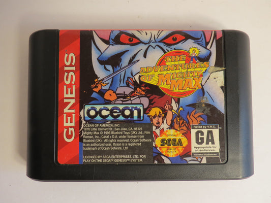 The Adventures of Mighty Max Sega Genesis Game
