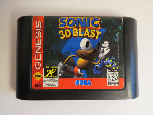 Sonic 3D Blast Sega Genesis Game