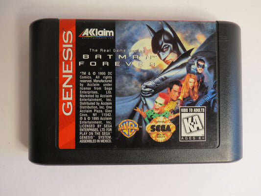 Batman Forever Sega Genesis Game
