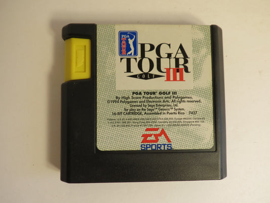 PGA Tour Golf III Sega Genesis Game