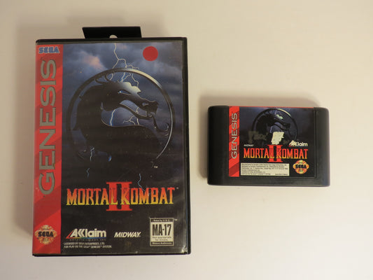 Mortal Kombat II Sega Genesis Game CB