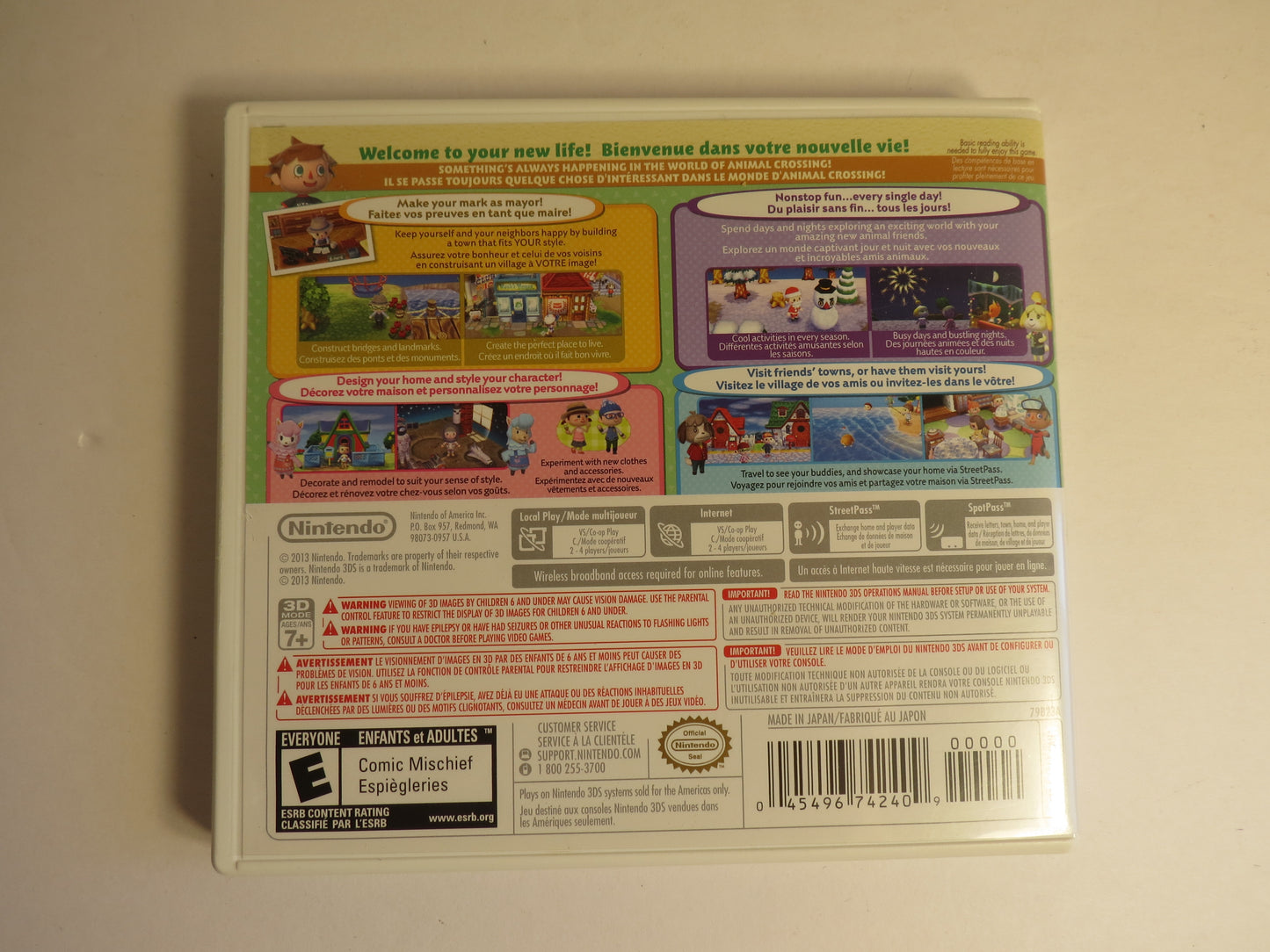 Animal Crossing New Leaf Nintendo 3DS Game