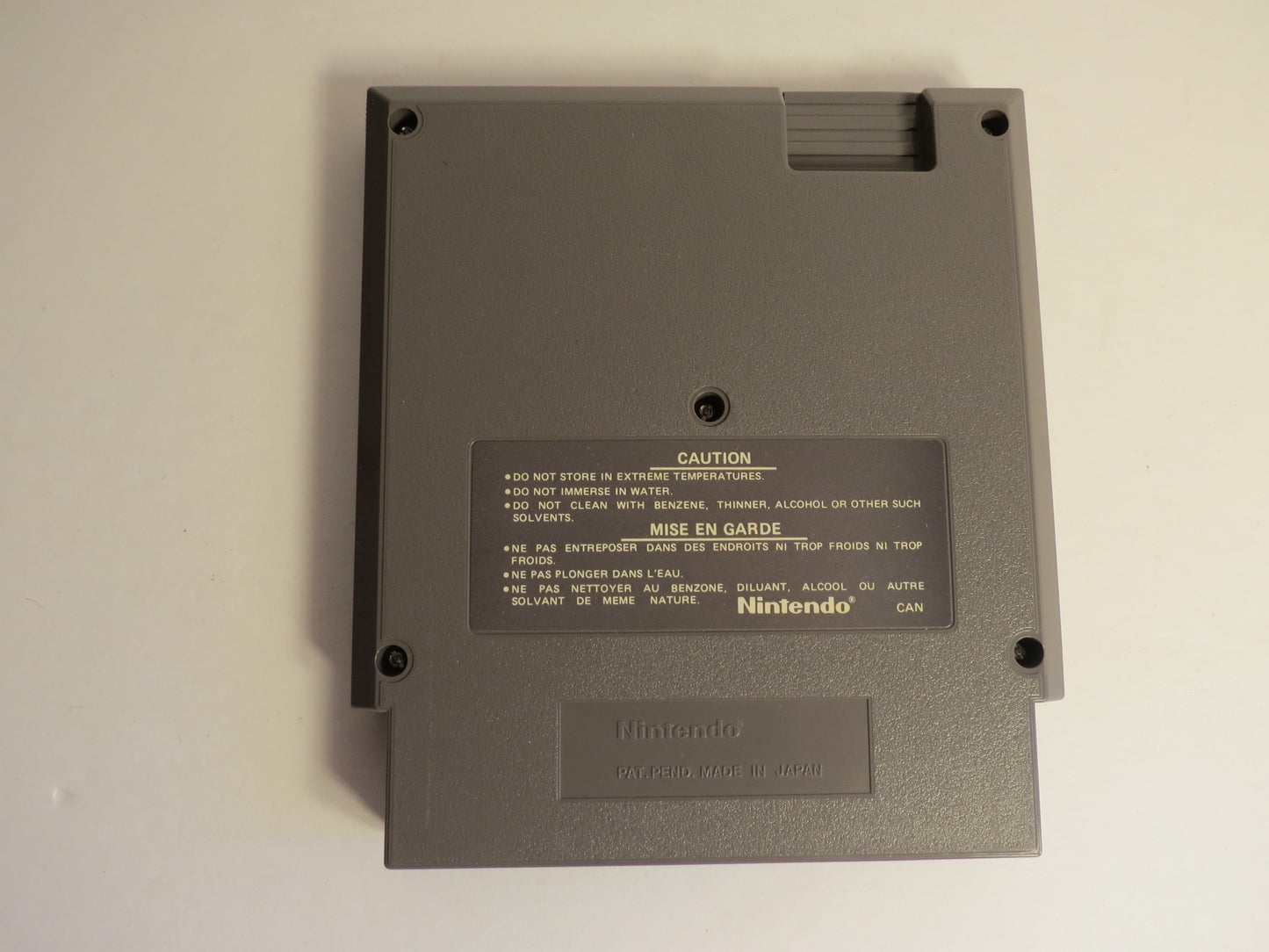 Wild Gunman 5 Screw CAN Nintendo NES Game