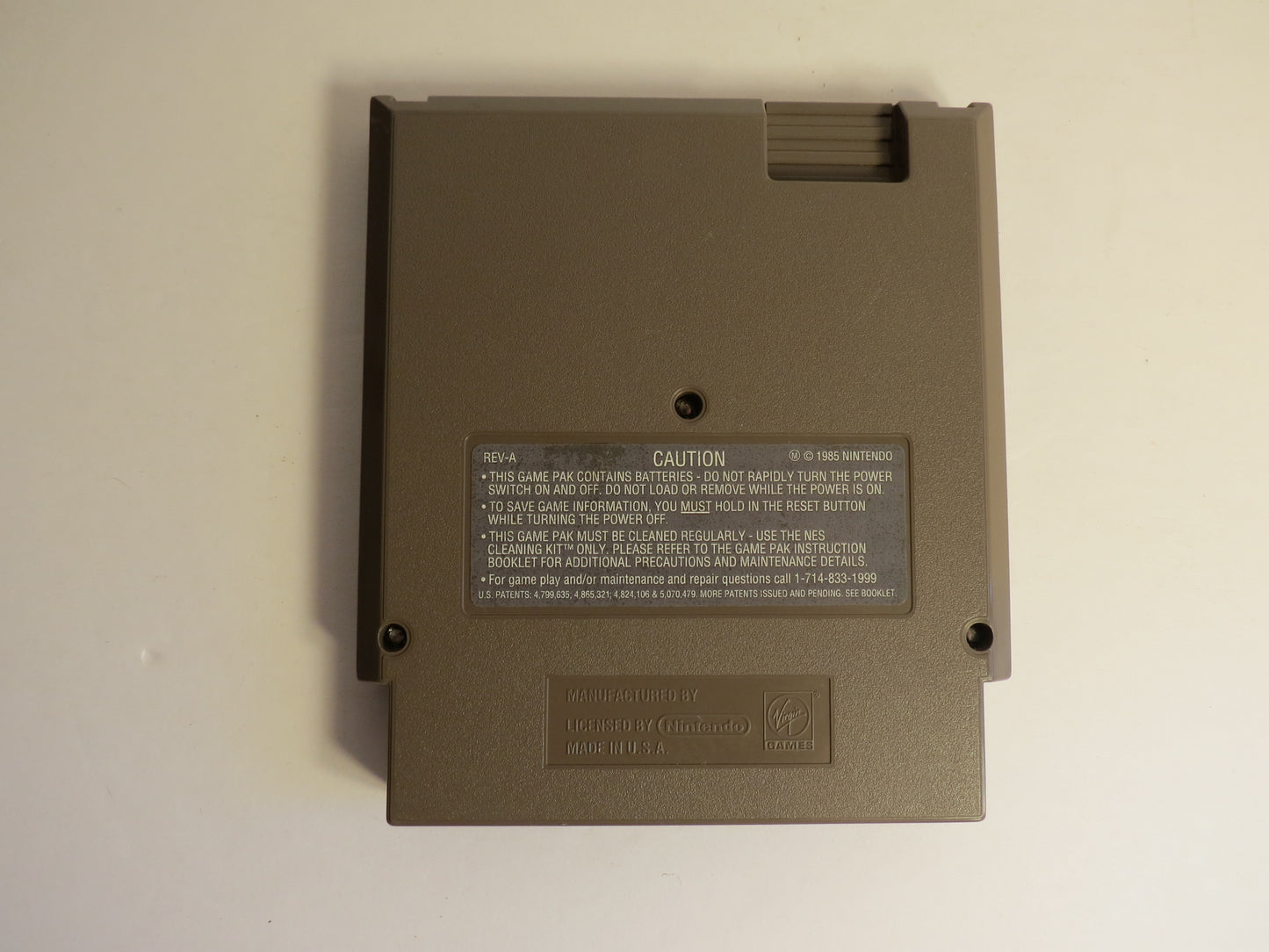 Overlord Nintendo NES Game