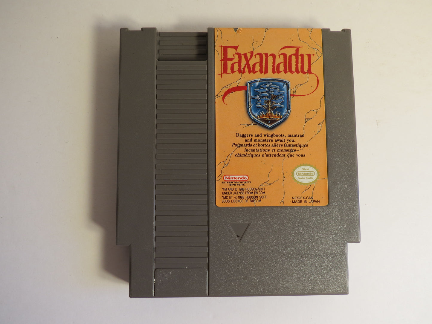 Faxanadu Nintendo NES Game