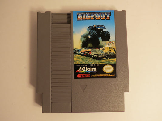 Bigfoot Nintendo NES Game