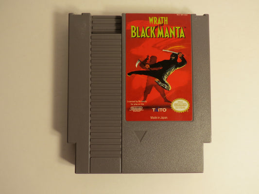 Wrath of the Black Manta Nintendo NES Game
