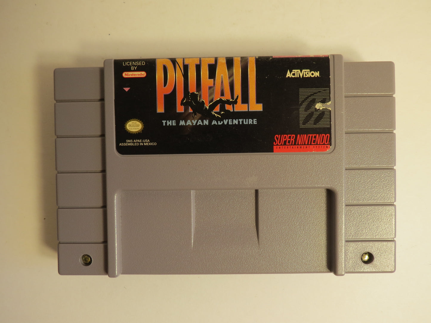 Pifall The Mayan Adventure Super Nintendo SNES Game