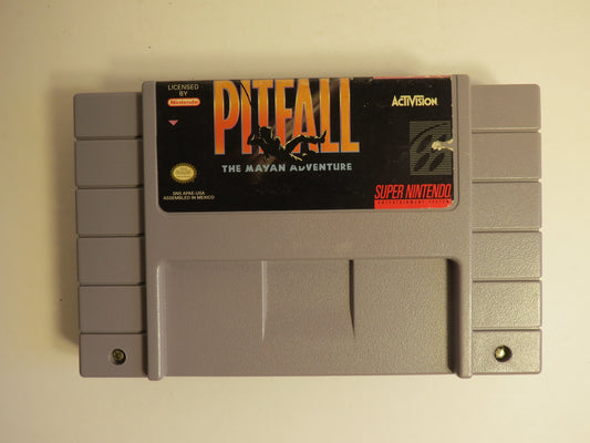 Pifall The Mayan Adventure Super Nintendo SNES Game