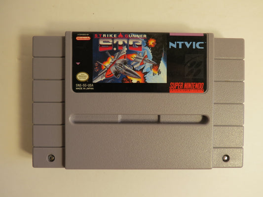 Strike Gunner STG Super Nintendo SNES Game
