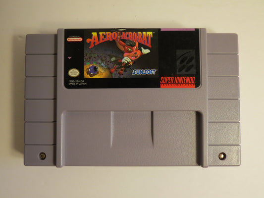 Aero the Acrobat Super Nintendo SNES Game