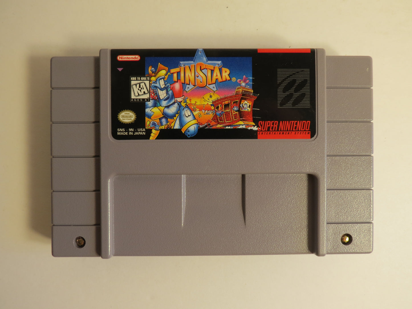 Tinstar Super Nintendo SNES Game