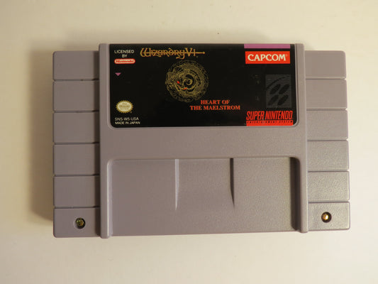 Wizardry V Super Nintendo SNES Game