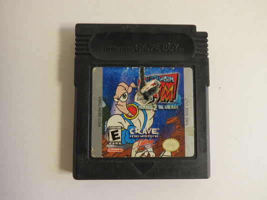 Earthworm Jim Menace 2 the Galaxy Nintendo Gameboy Color Game