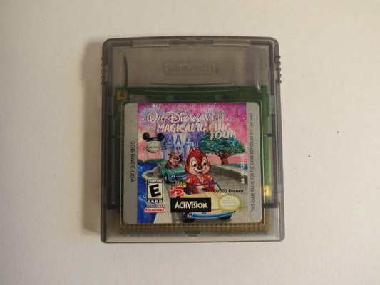 Walt Disney World Magical Racing Tour Nintendo Gameboy Color Game