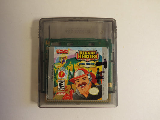 Rescue Heroes Fire Frenzy Nintendo Gameboy Color Game