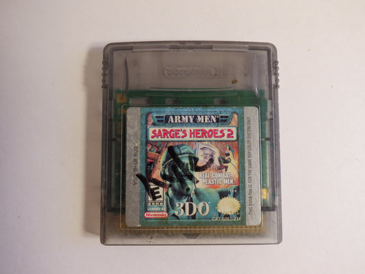 Army Men Sarge's Heroes 2 Nintendo Gameboy Color Game