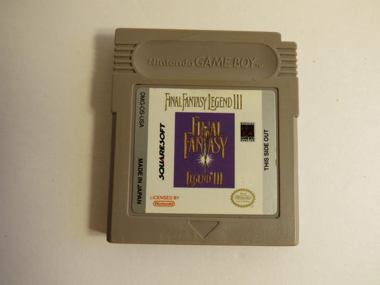 Final Fantasy Legends III Squaresoft Nintendo Gameboy Game