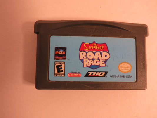 The Simpsons Road Rage Nintendo GBA Gameboy Advance Game