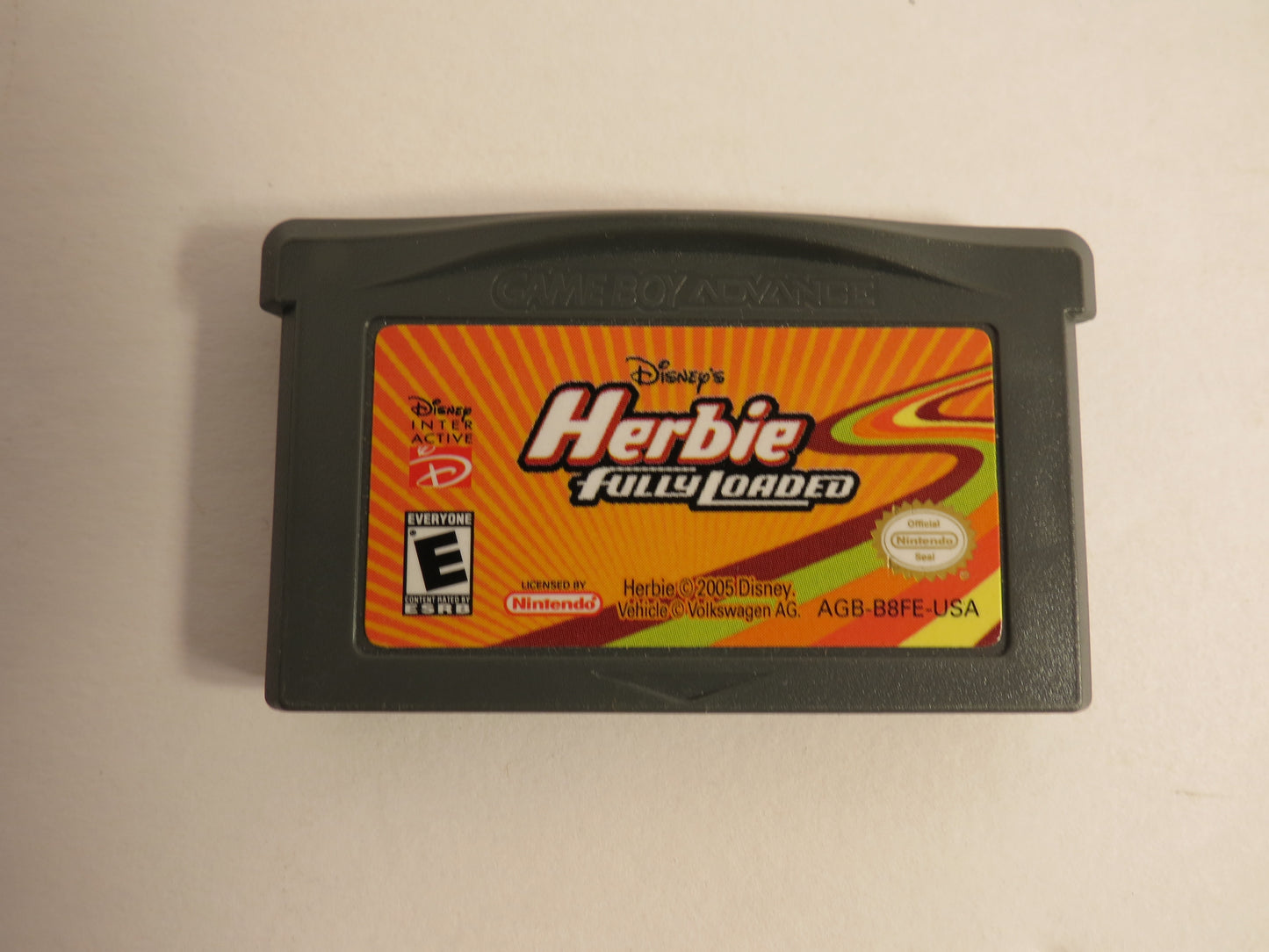 Herbie Fully Loaded Nintendo GBA Gameboy Advance Game
