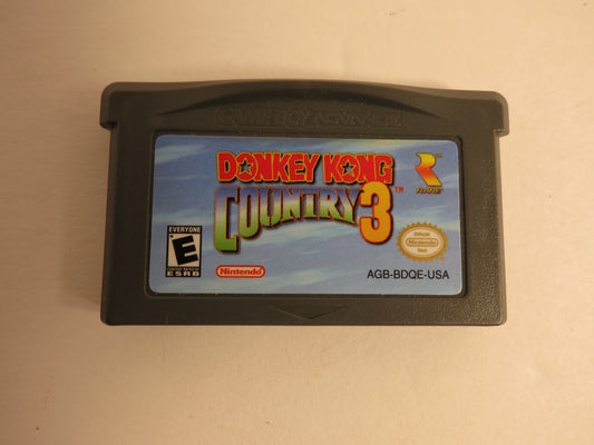 Donkey Kong Country 3 Nintendo GBA Gameboy Advance Game