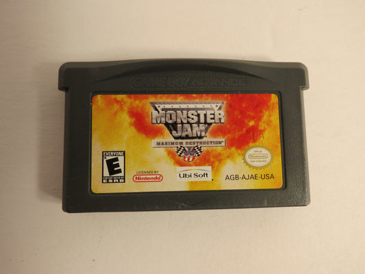Monster Jam Maximum Destruction Nintendo GBA Gameboy Advance Game